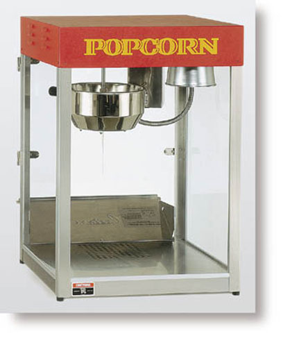 uitzetten Dankzegging woensdag Popcornmachines en benodigdheden popcorn in verkoop.